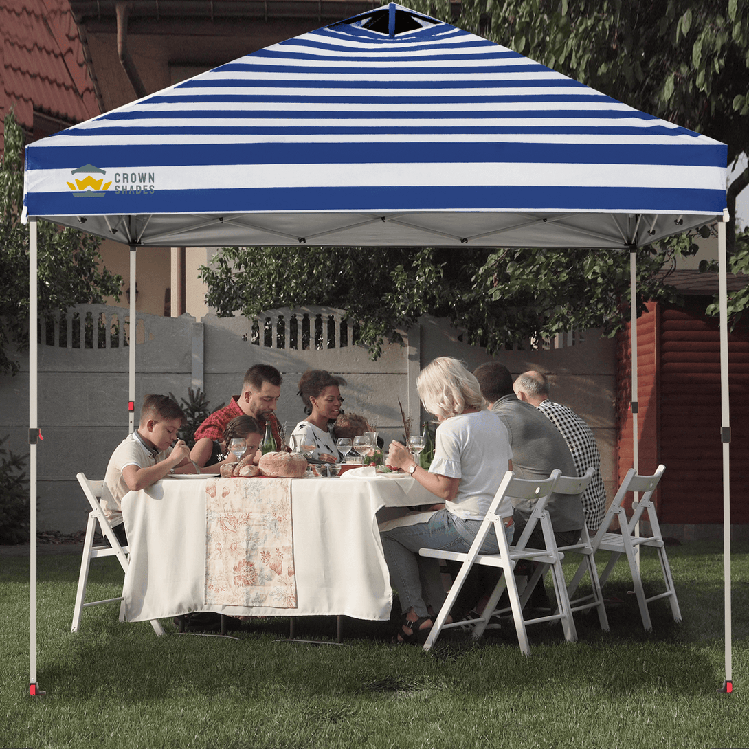 Tente pliante 10x10 - Installation en une seule pression