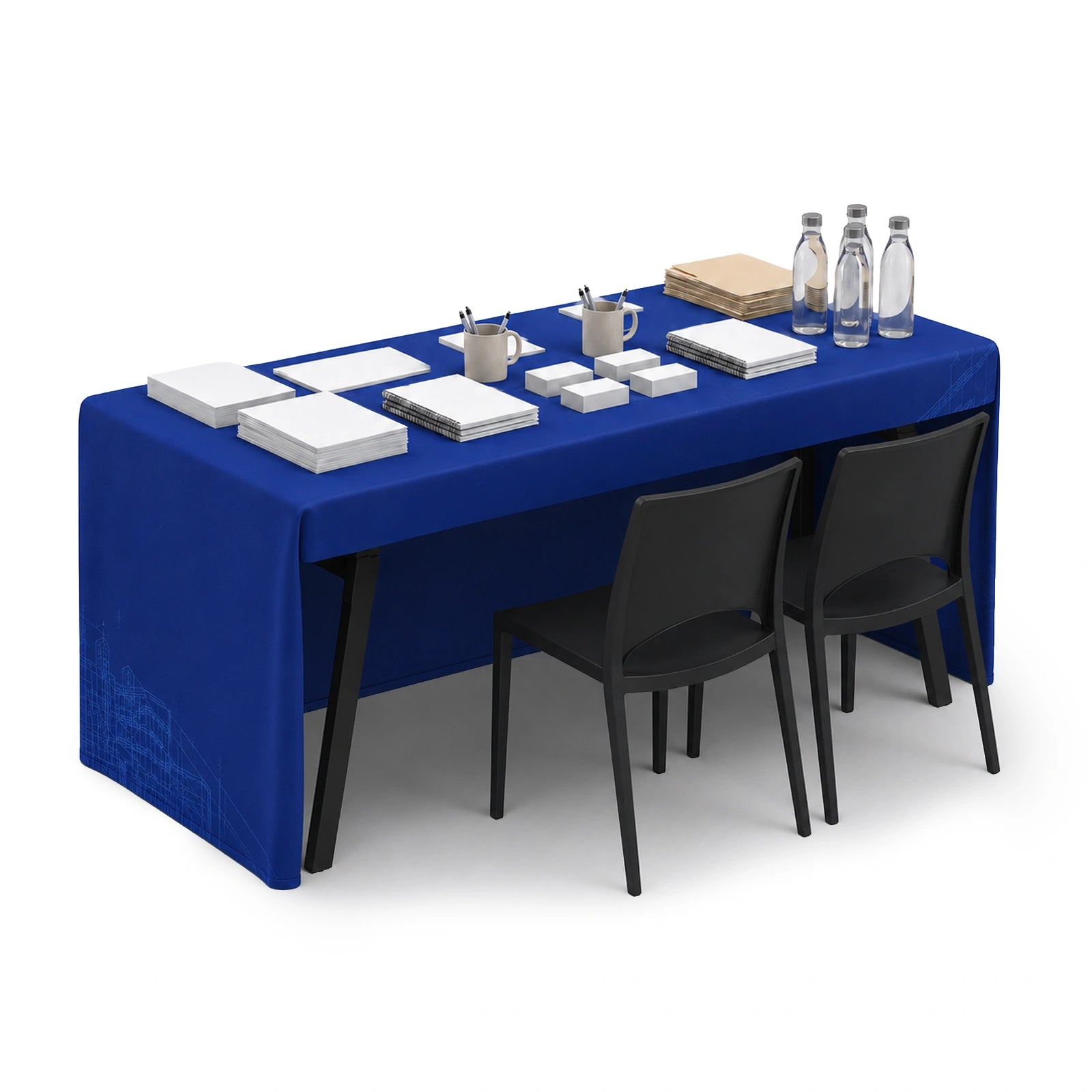 Custom Printed Fitted Table Throw