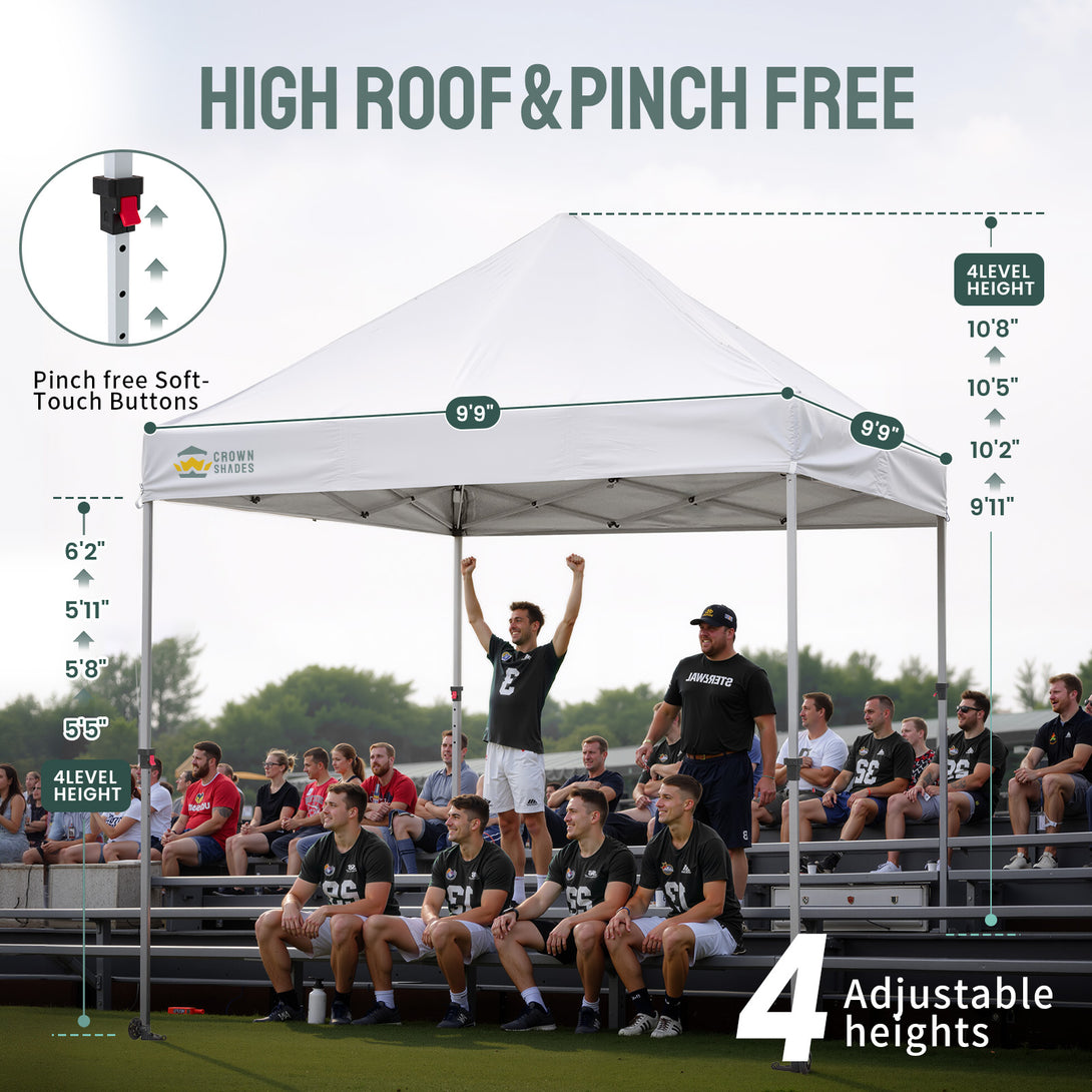 10x10 Heavy Duty Canopy - Premium Commercial Use