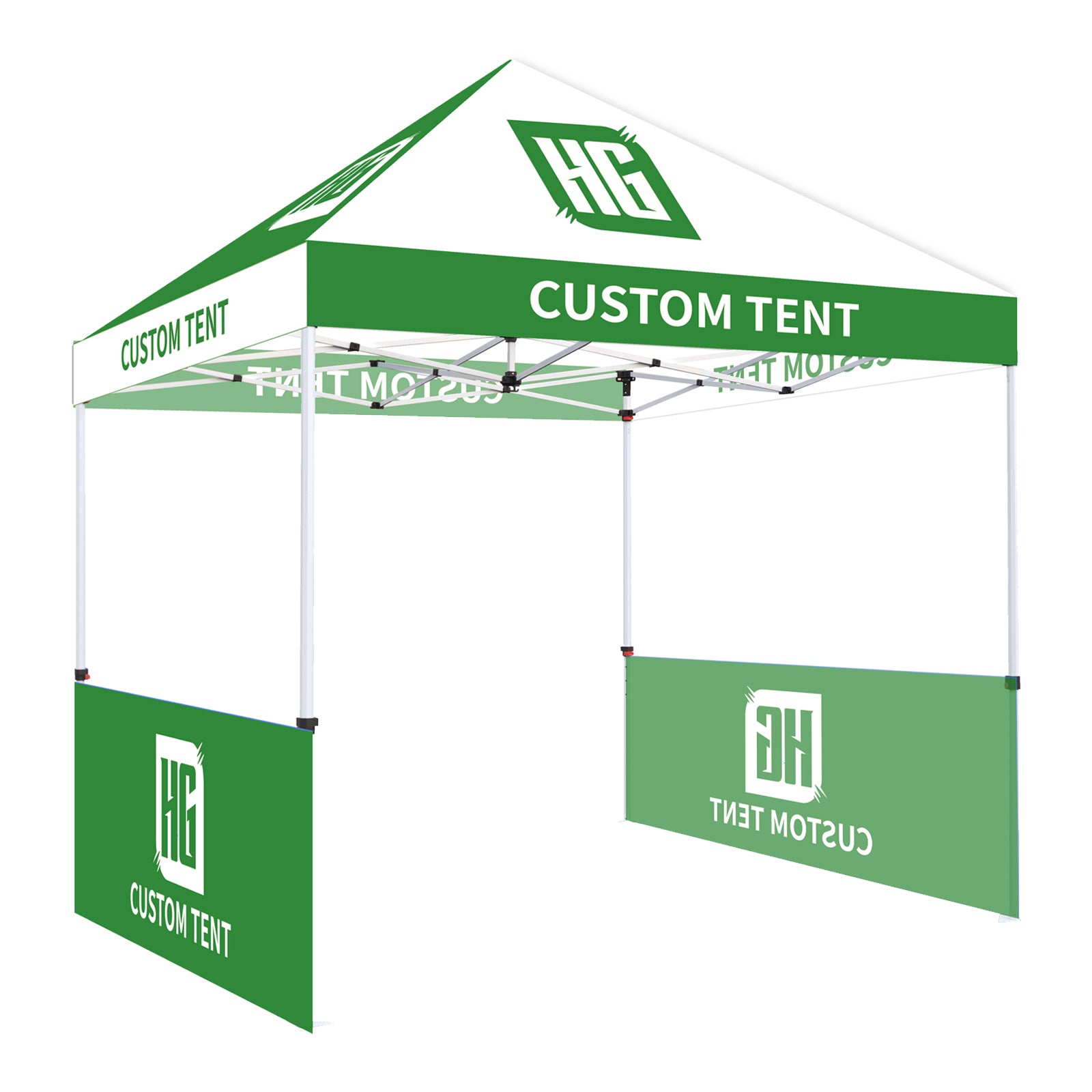 CROWN SHADES [M100SAL-CU] 10x10 Custom Tent – Complete Set with Frame & Canopy