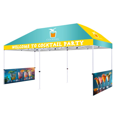 CROWN SHADES [M100SAL-CU] 10x10 Custom Tent – Complete Set with Frame & Canopy
