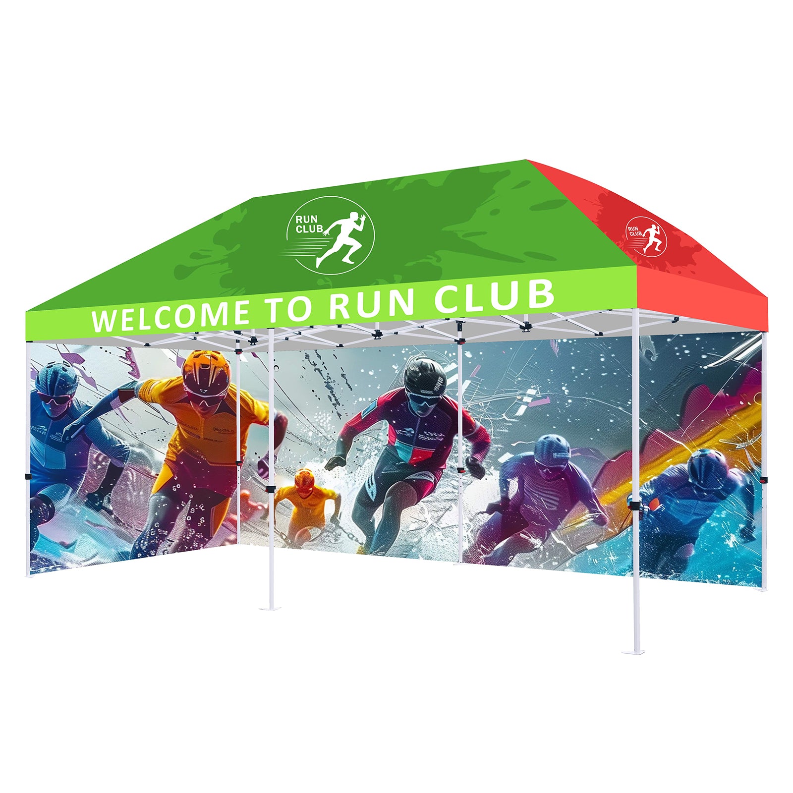 CROWN SHADES [M100SAL-CU] 10x10 Custom Tent – Complete Set with Frame & Canopy