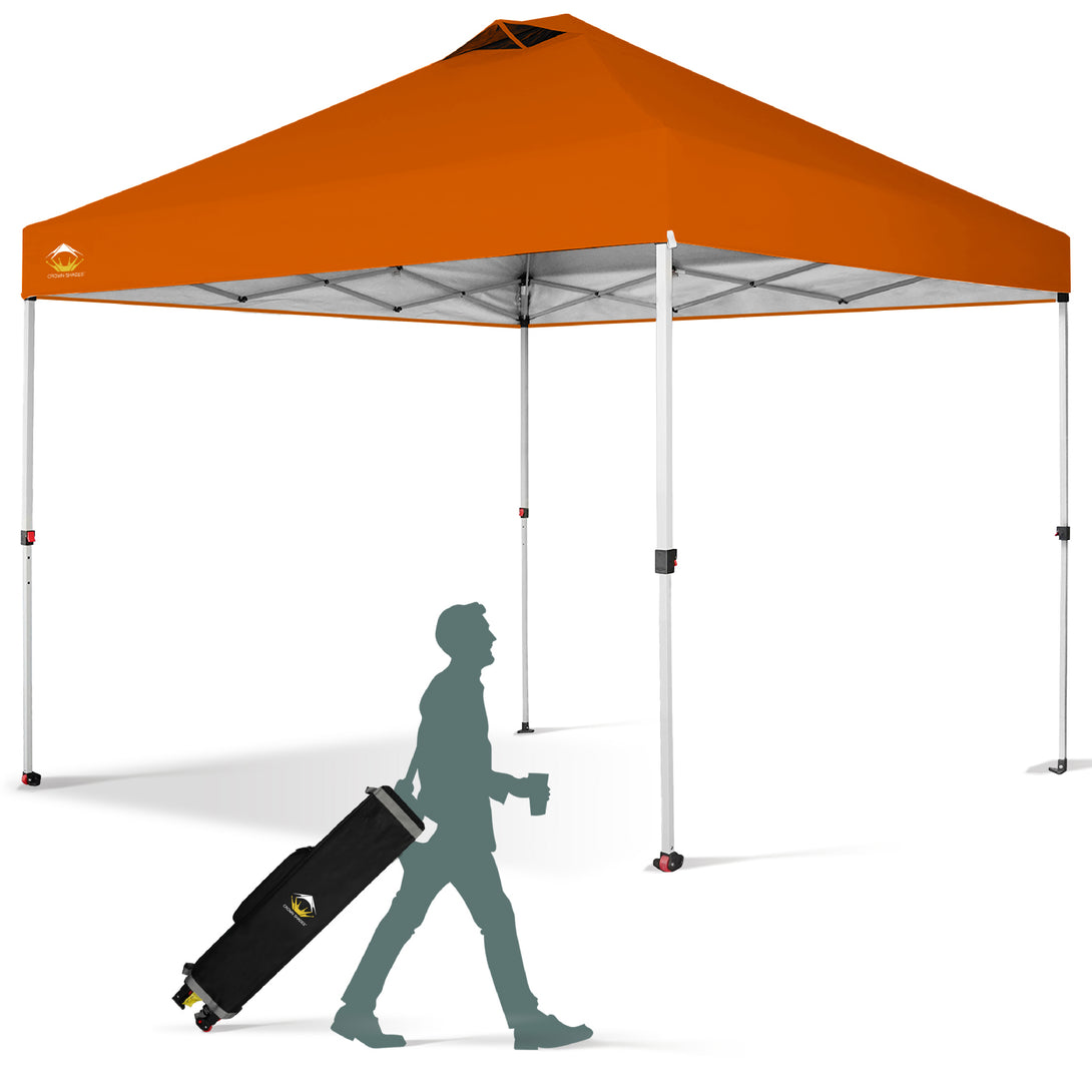 10x10 Recreational Centerlok Canopy - Sto 'N Go, Silver Coated, 150D - RM100H