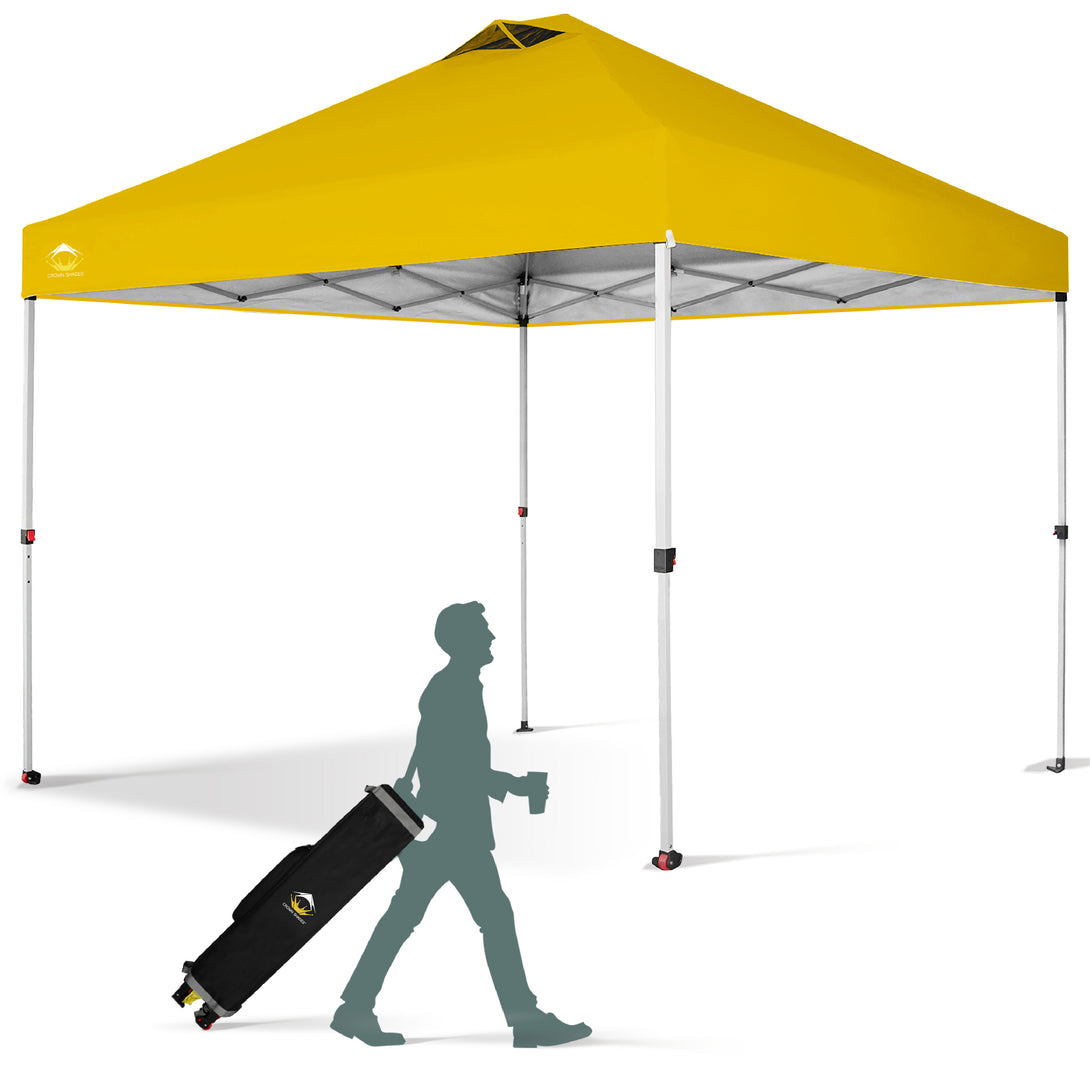 10x10 Recreational Centerlok Canopy - Sto 'N Go, Silver Coated, 150D - RM100H