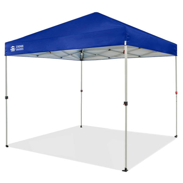8x8 Recreational Centerlok Canopy - Sto 'N Go, Silver Coated, 150D - RS64F