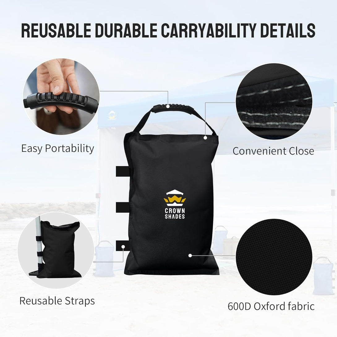 Sacs de sable pour pieds de tonnelle 112 sacs de sable pour poids