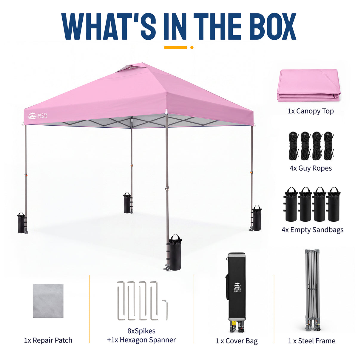 Flex-Lift 10' x 10' Canopy | Infinite Height Adjustment