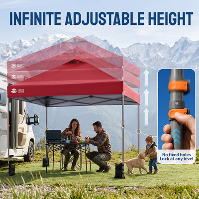 Flex-Lift 10' x 10' Canopy | Infinite Height Adjustment