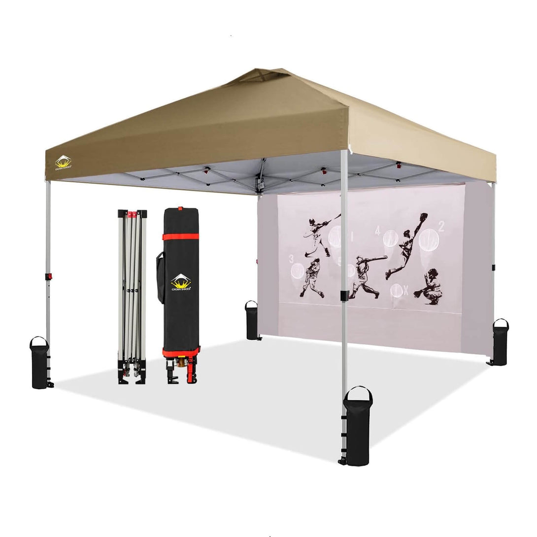 Tente pliante 10x10 avec filet de jeu