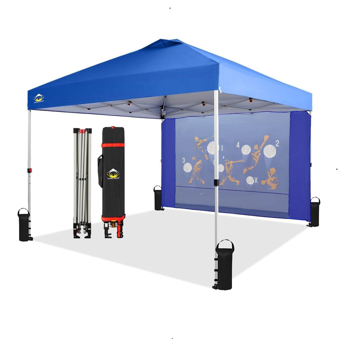 Tente pliante 10x10 avec filet de jeu