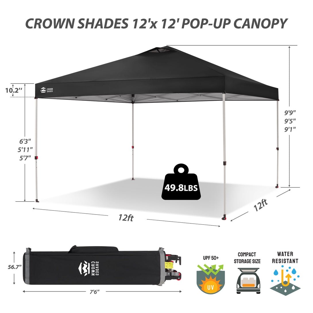 CenterLOK® 12x12 Pop Up Canopy