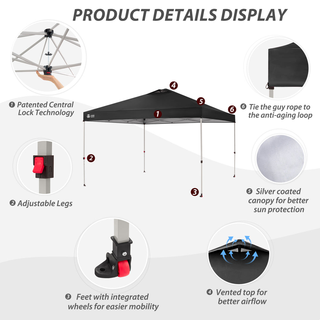 CenterLOK® 12x12 Pop Up Canopy