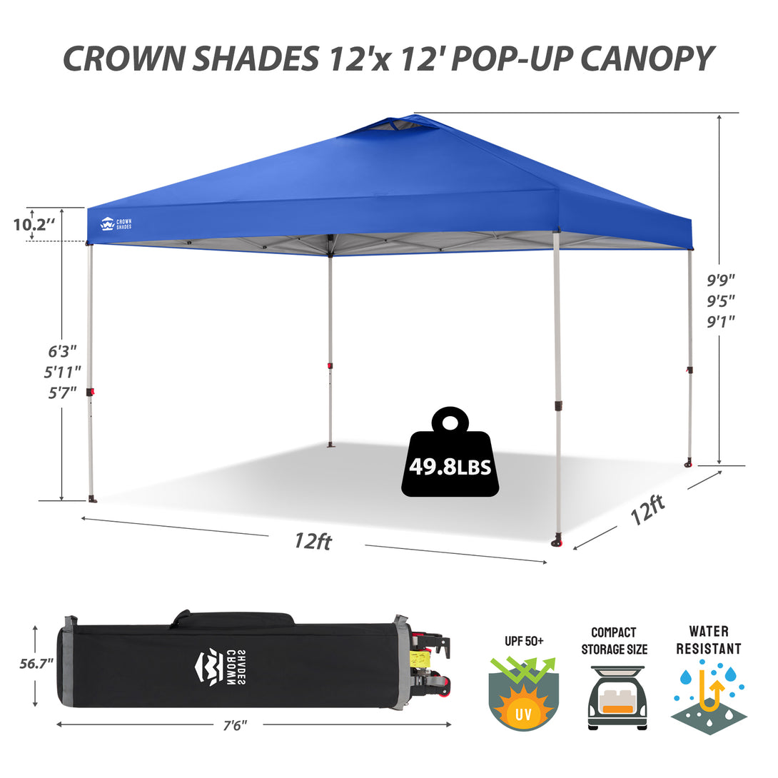 CenterLOK® 12x12 Pop Up Canopy