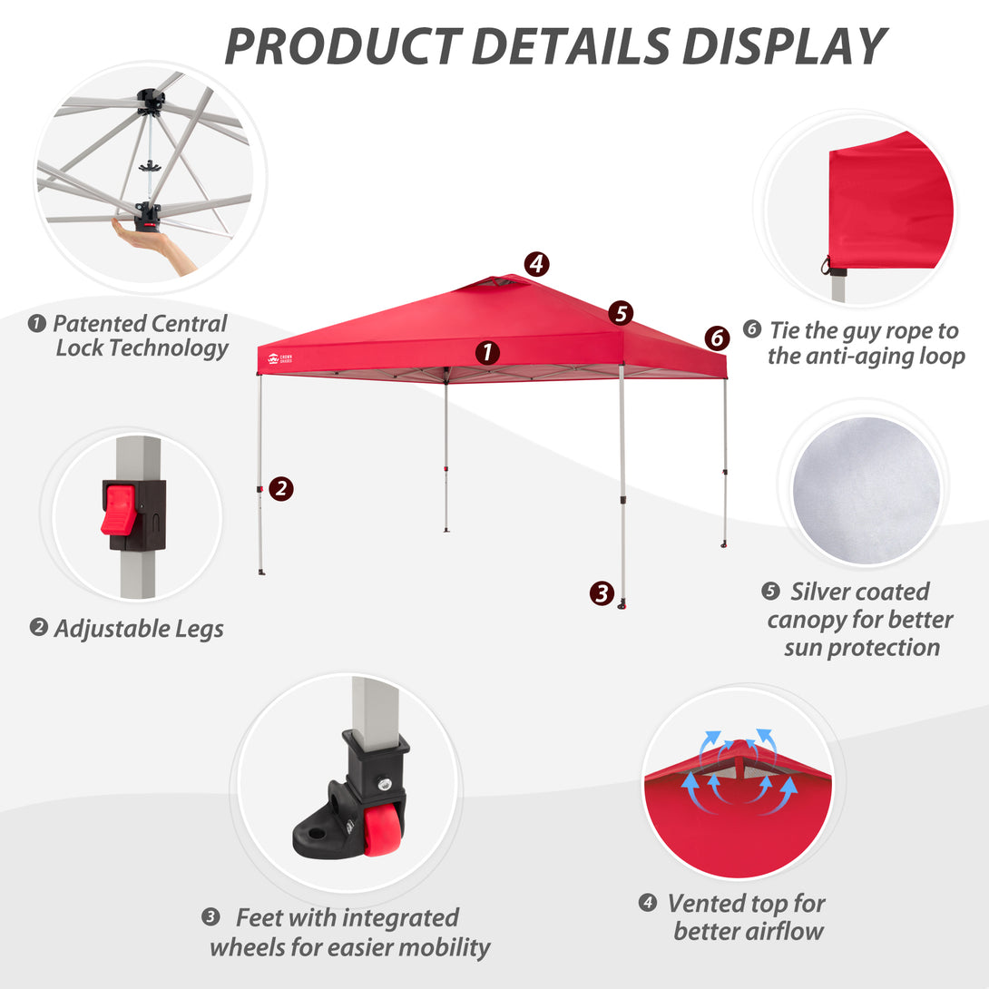 CenterLOK® 12x12 Pop Up Canopy