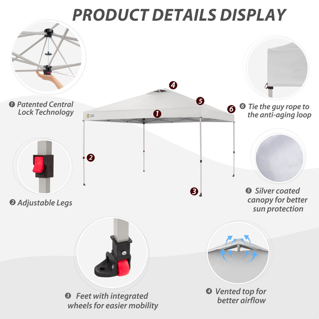 CenterLOK® 12x12 Pop Up Canopy