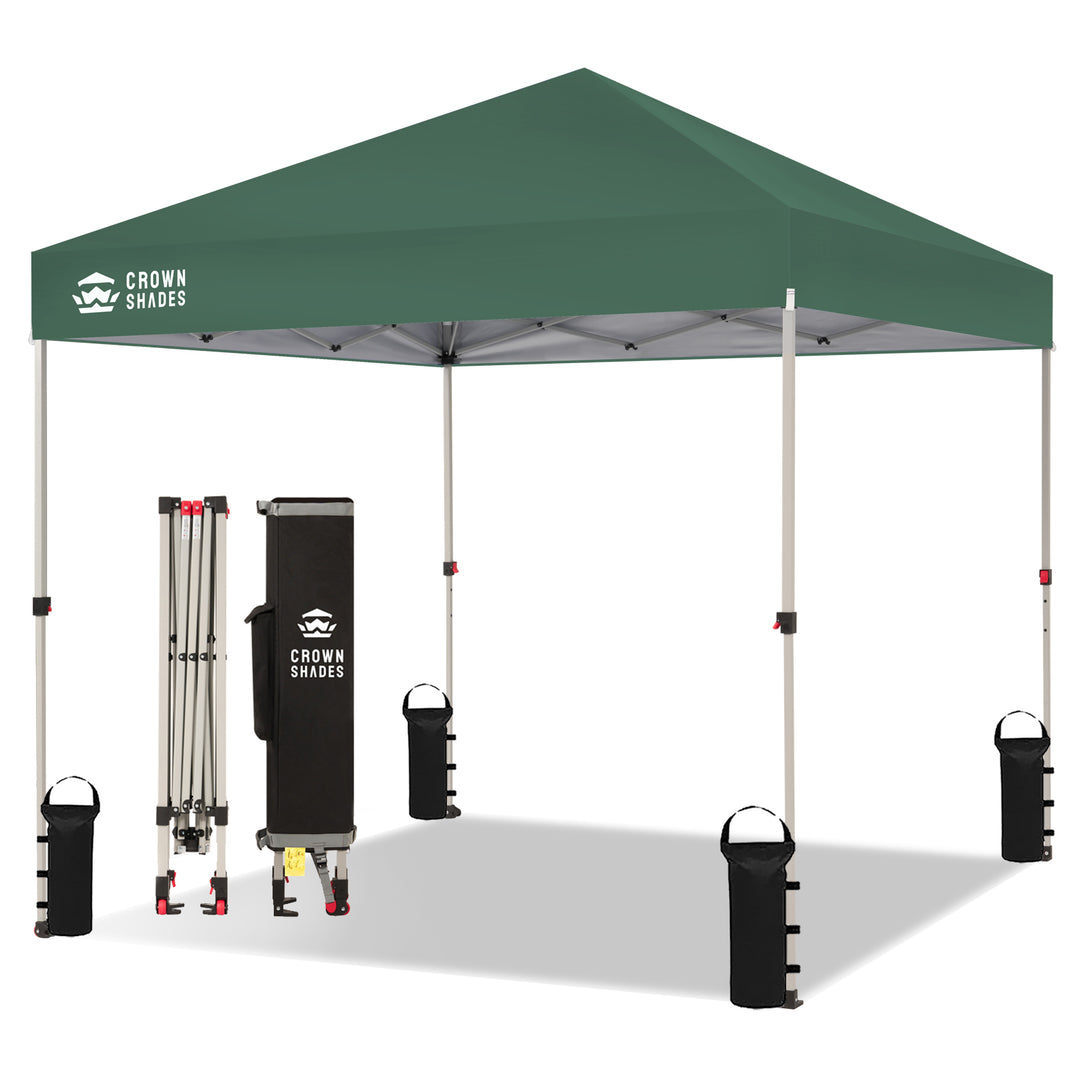 Tente pliante 8x8 et système CenterLOK™ à pression unique