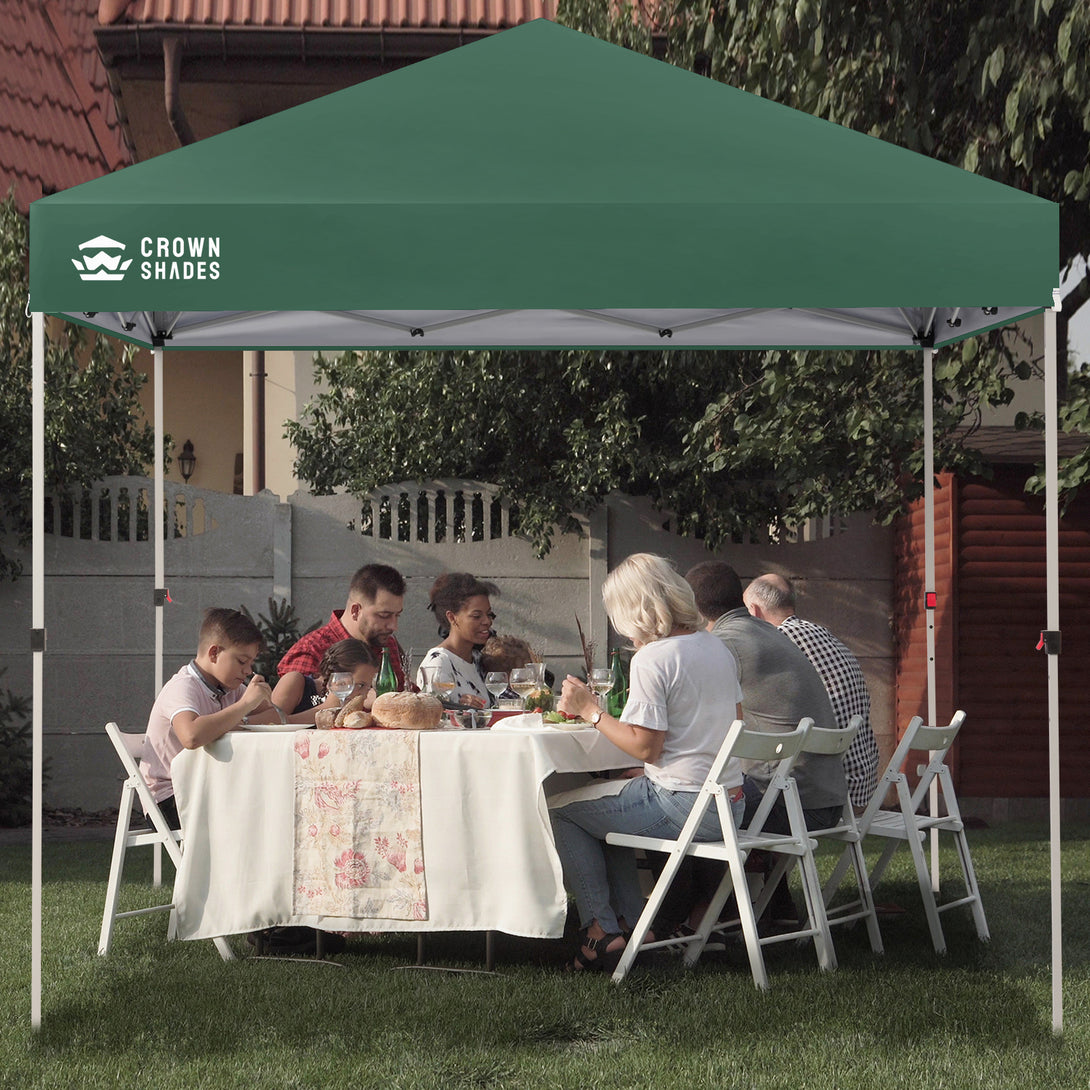 Tente pliante 8x8 et système CenterLOK™ à pression unique