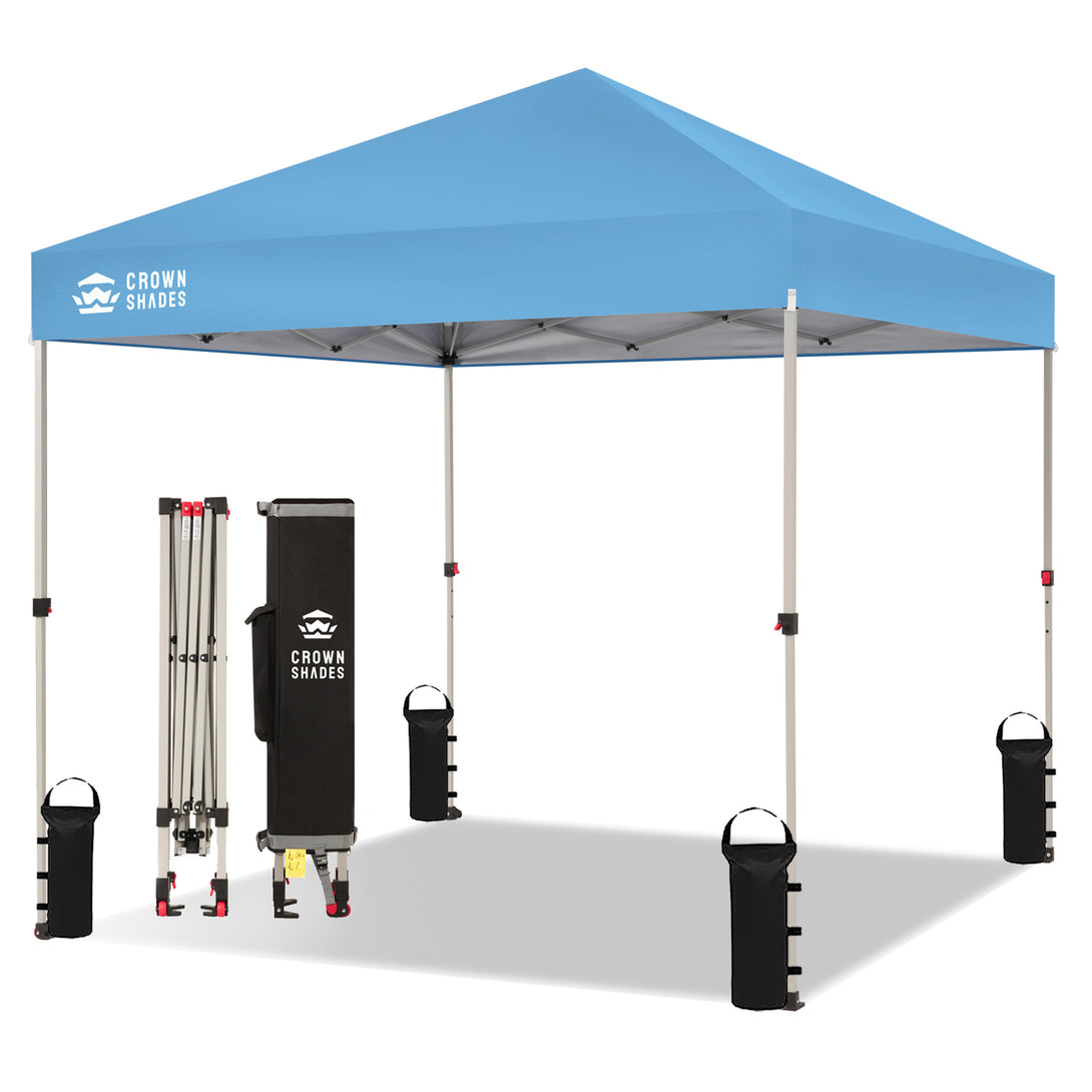 Tente pliante 8x8 et système CenterLOK™ à pression unique