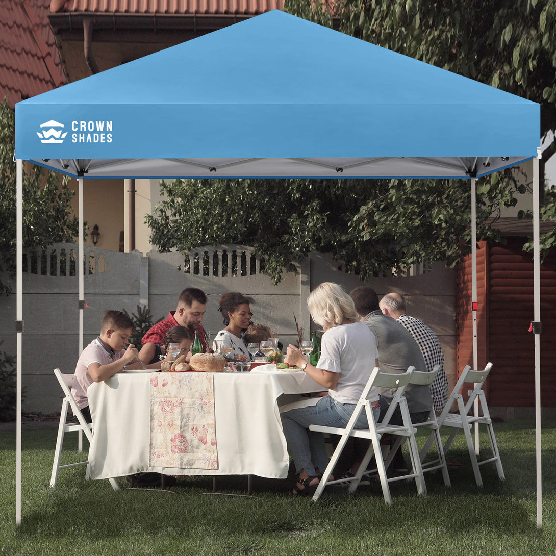 Tente pliante 8x8 et système CenterLOK™ à pression unique