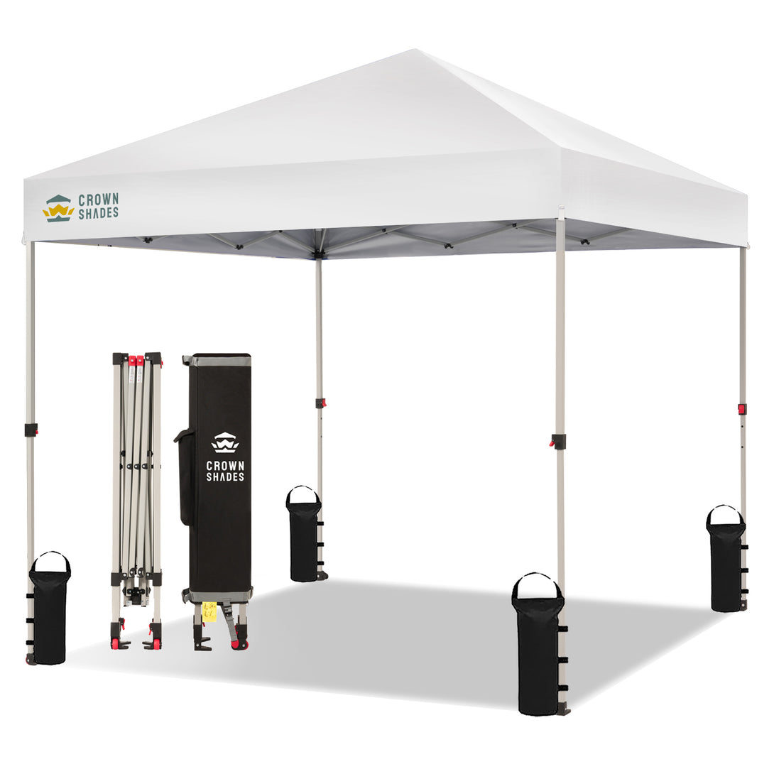 Tente pliante 8x8 et système CenterLOK™ à pression unique