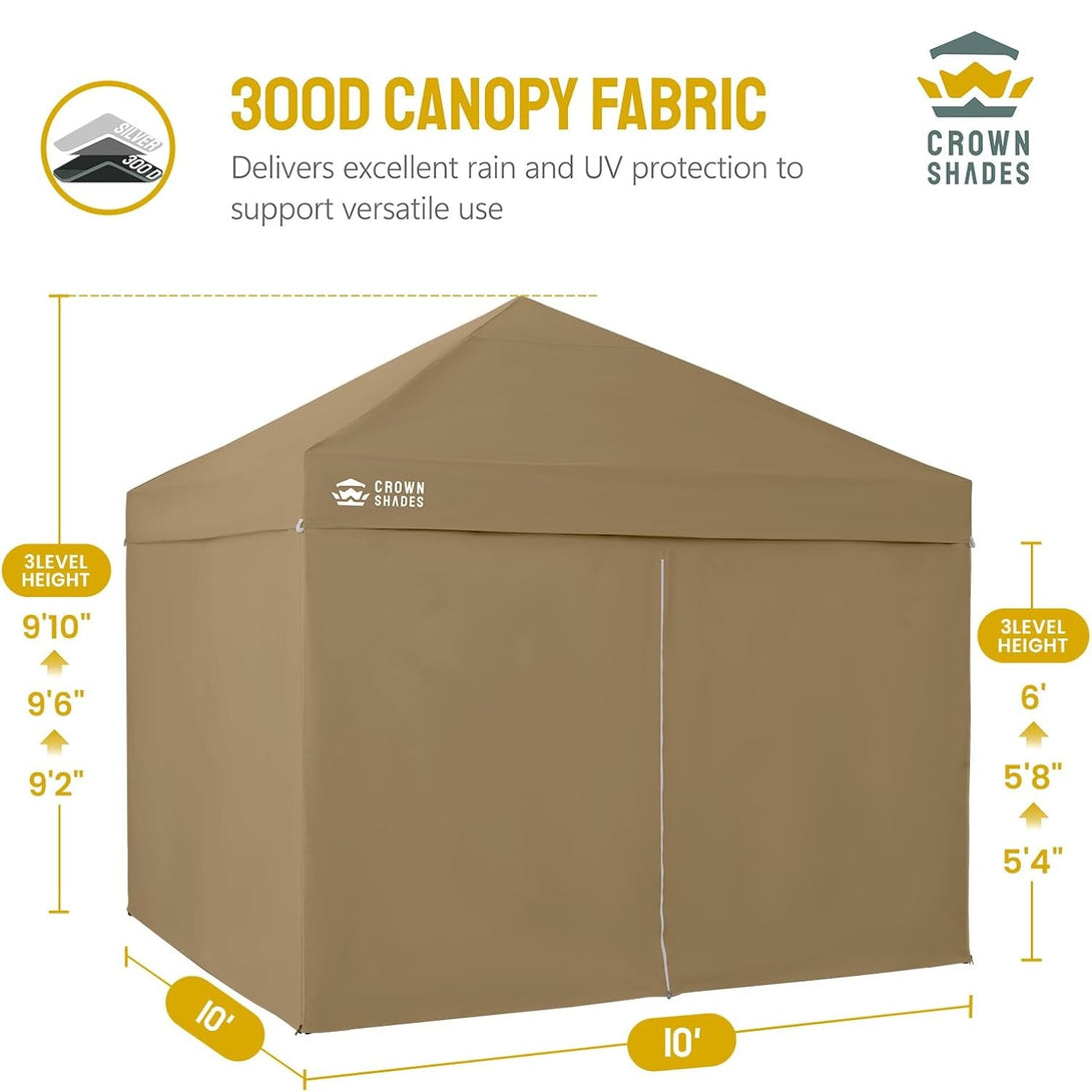 10x10 Commercial CenterLOK™ Canopy & 4 Sidewalls