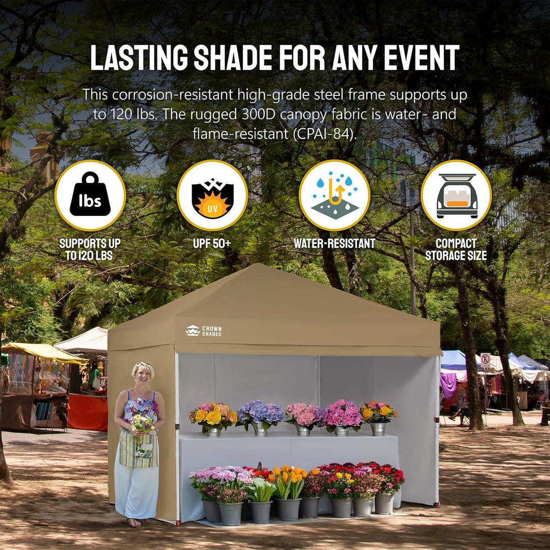 10x10 Commercial CenterLOK™ Canopy & 4 Sidewalls