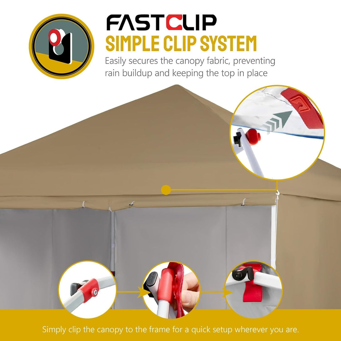 10x10 Commercial CenterLOK™ Canopy & 4 Sidewalls