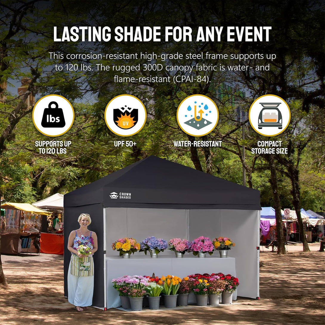 10x10 Commercial CenterLOK™ Canopy & 4 Sidewalls