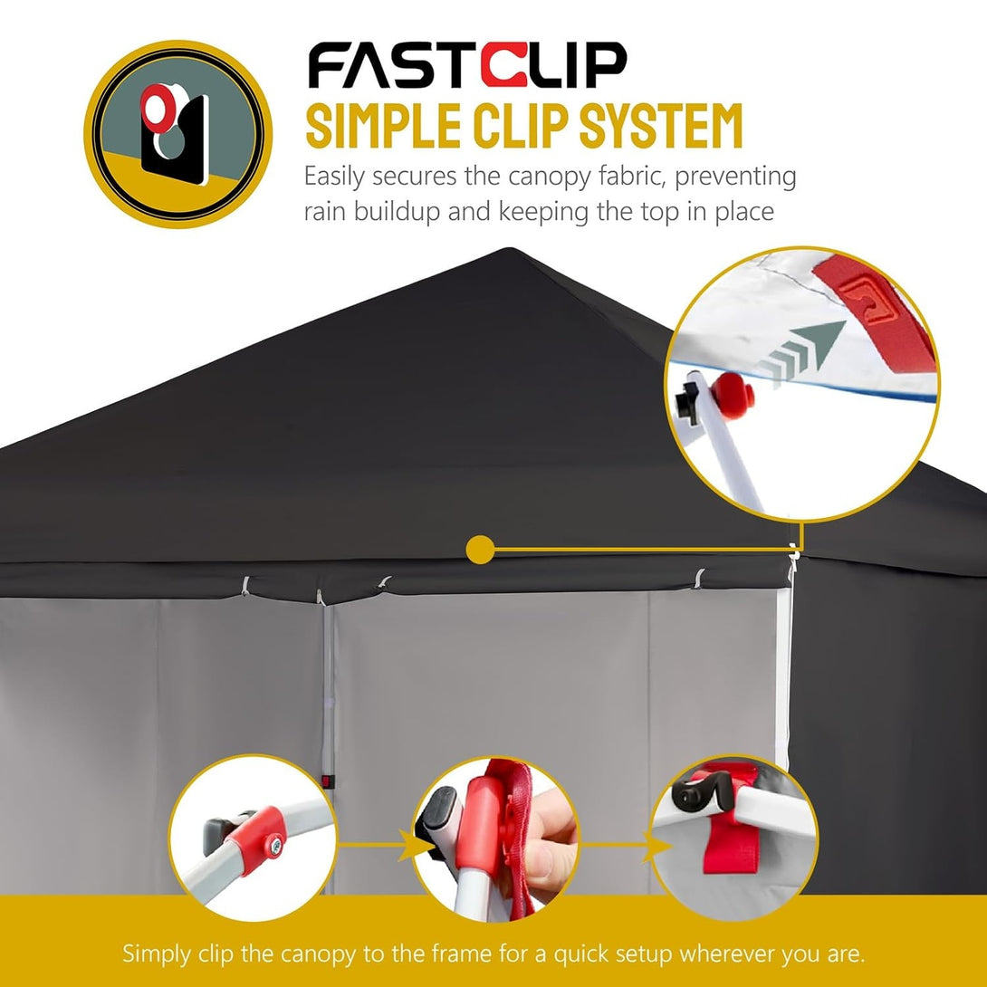 10x10 Commercial CenterLOK™ Canopy & 4 Sidewalls