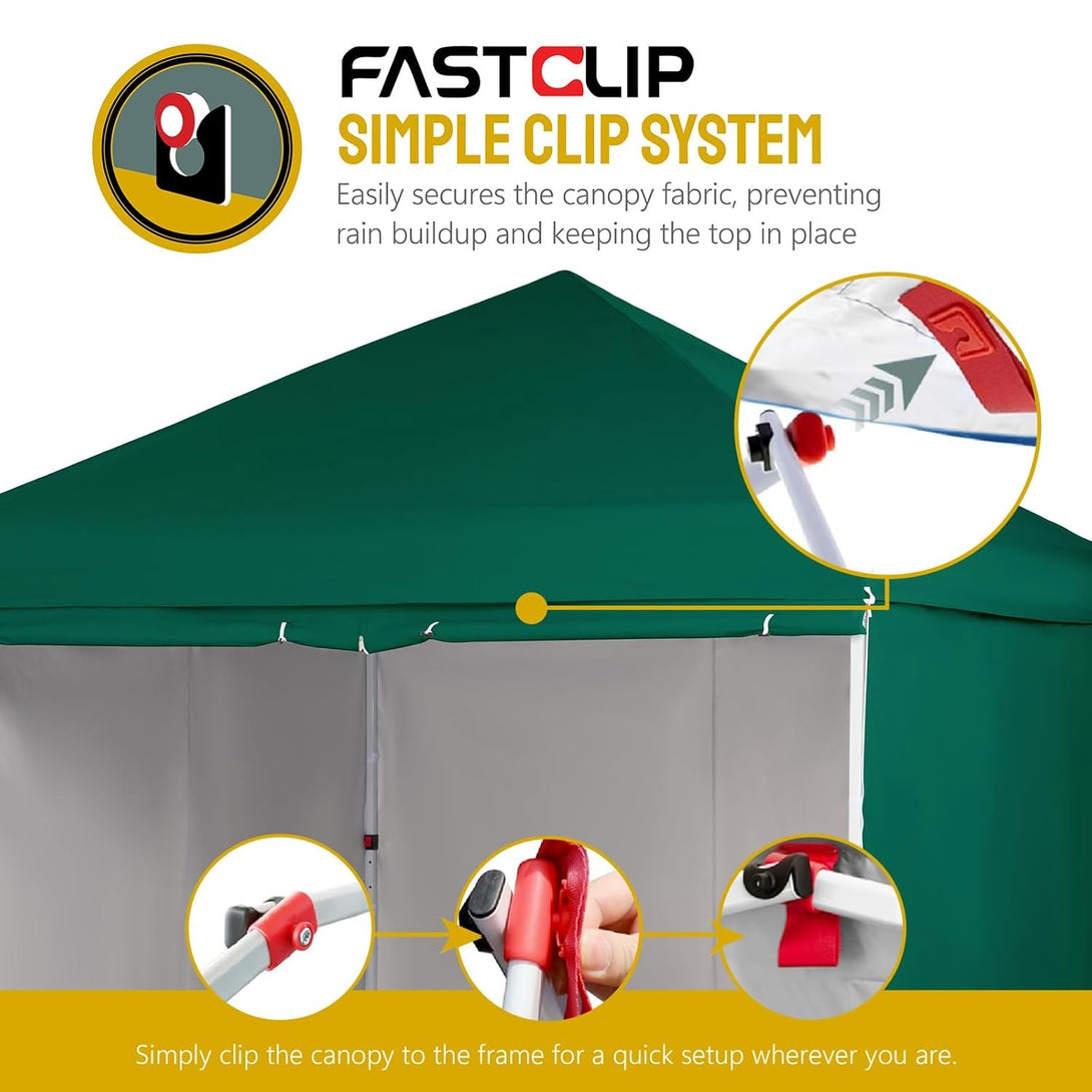 10x10 Commercial CenterLOK™ Canopy & 4 Sidewalls