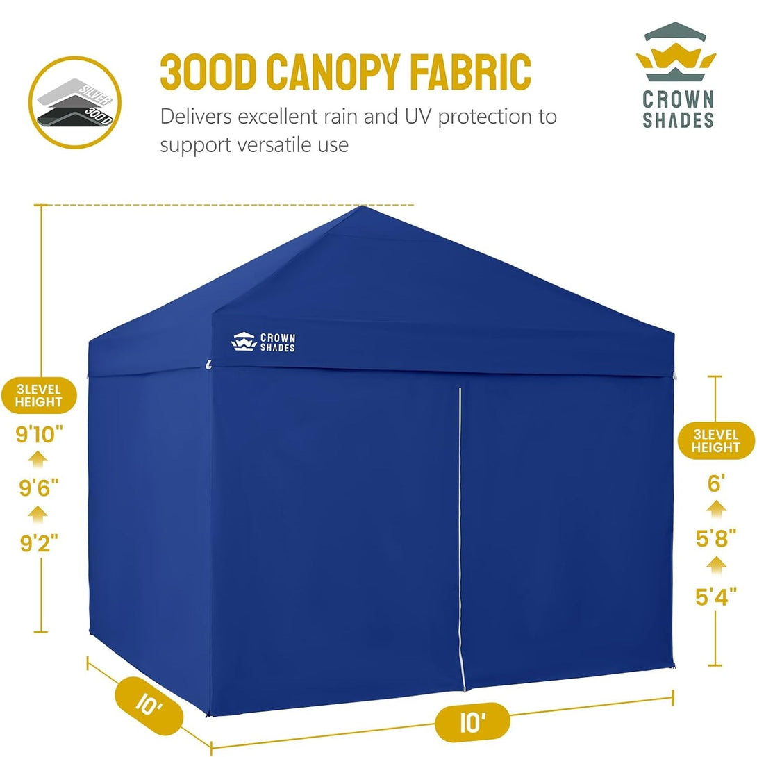 10x10 Commercial CenterLOK™ Canopy & 4 Sidewalls