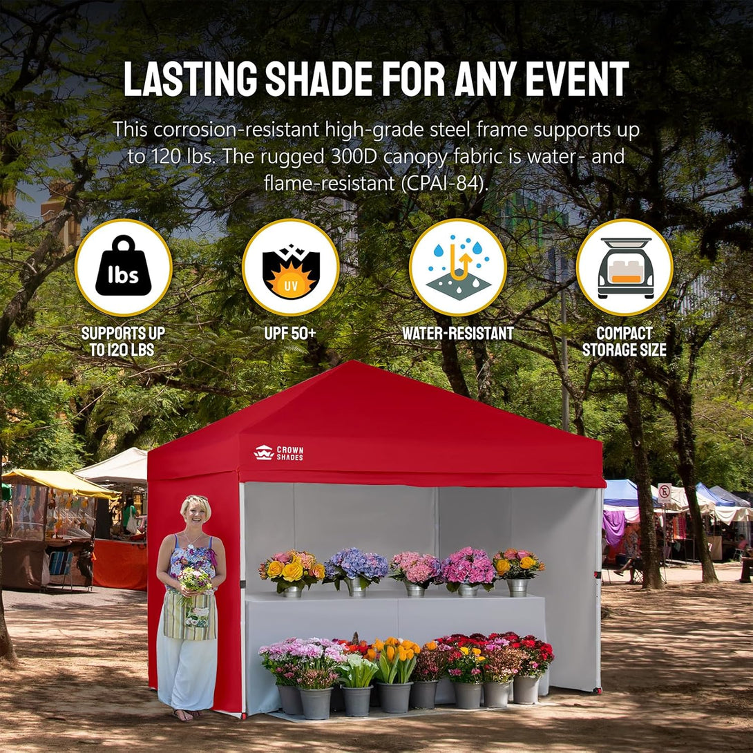 10x10 Commercial CenterLOK™ Canopy & 4 Sidewalls