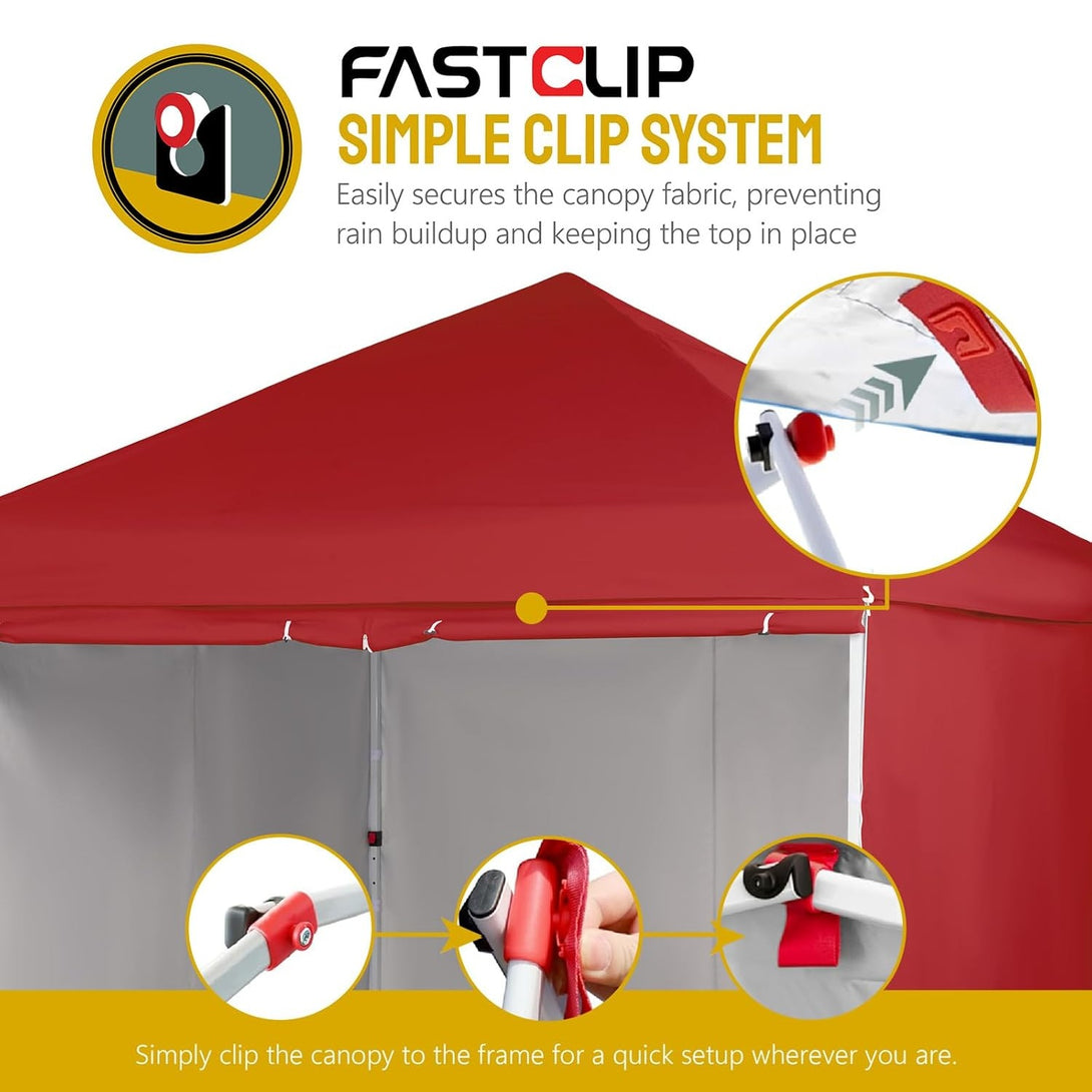 10x10 Commercial CenterLOK™ Canopy & 4 Sidewalls