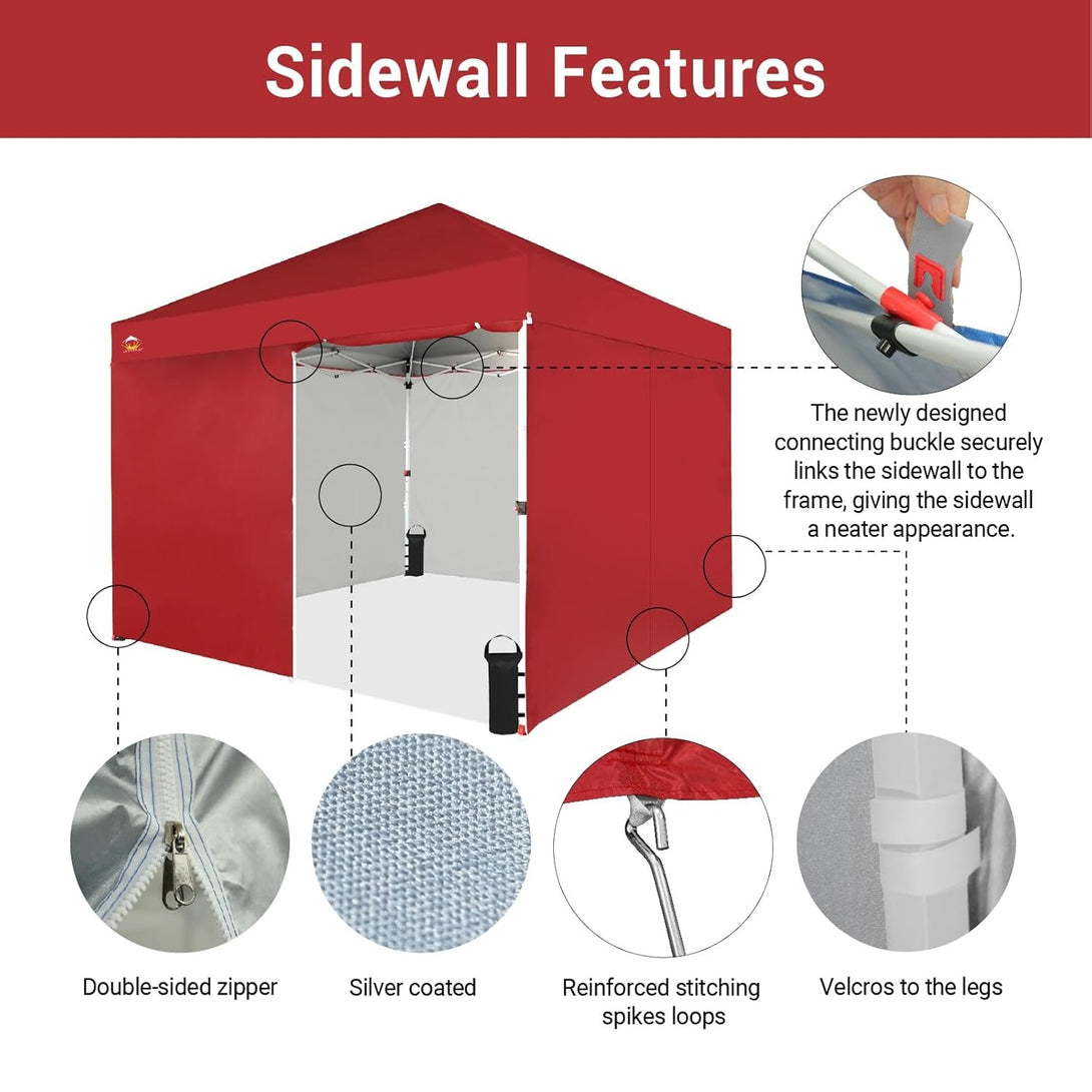 10x10 Commercial CenterLOK™ Canopy & 4 Sidewalls