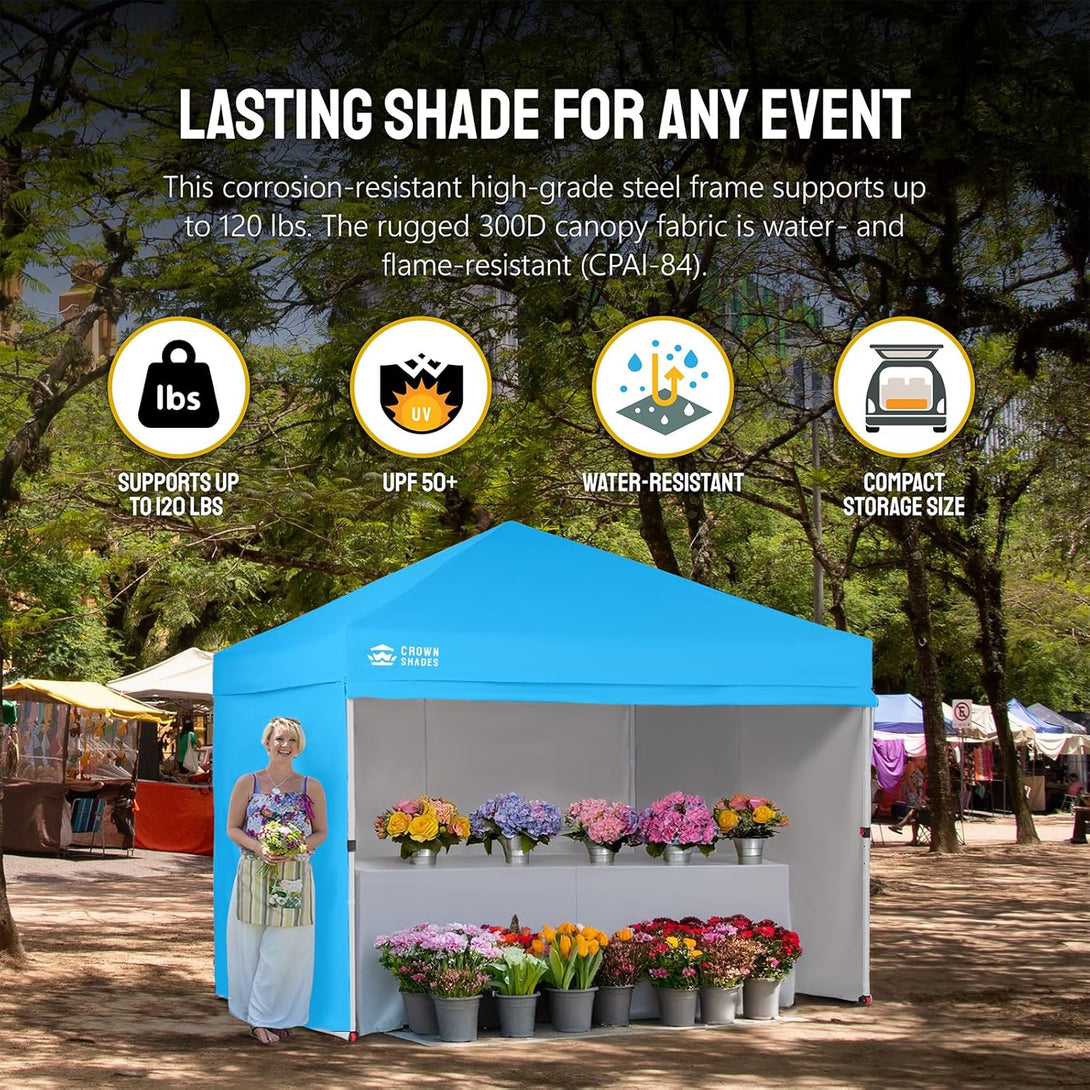 10x10 Commercial CenterLOK™ Canopy & 4 Sidewalls