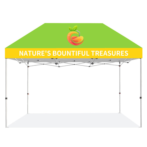 CROWN SHADES [M150SAL-CU] 15x10 Custom Tent – Complete Set with Frame & Canopy
