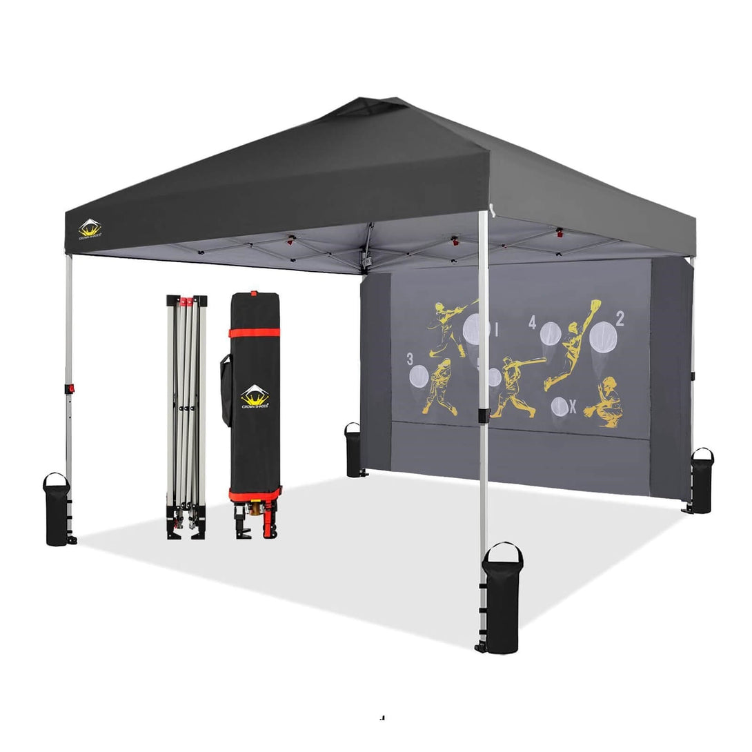Tente pliante 10x10 avec filet de jeu