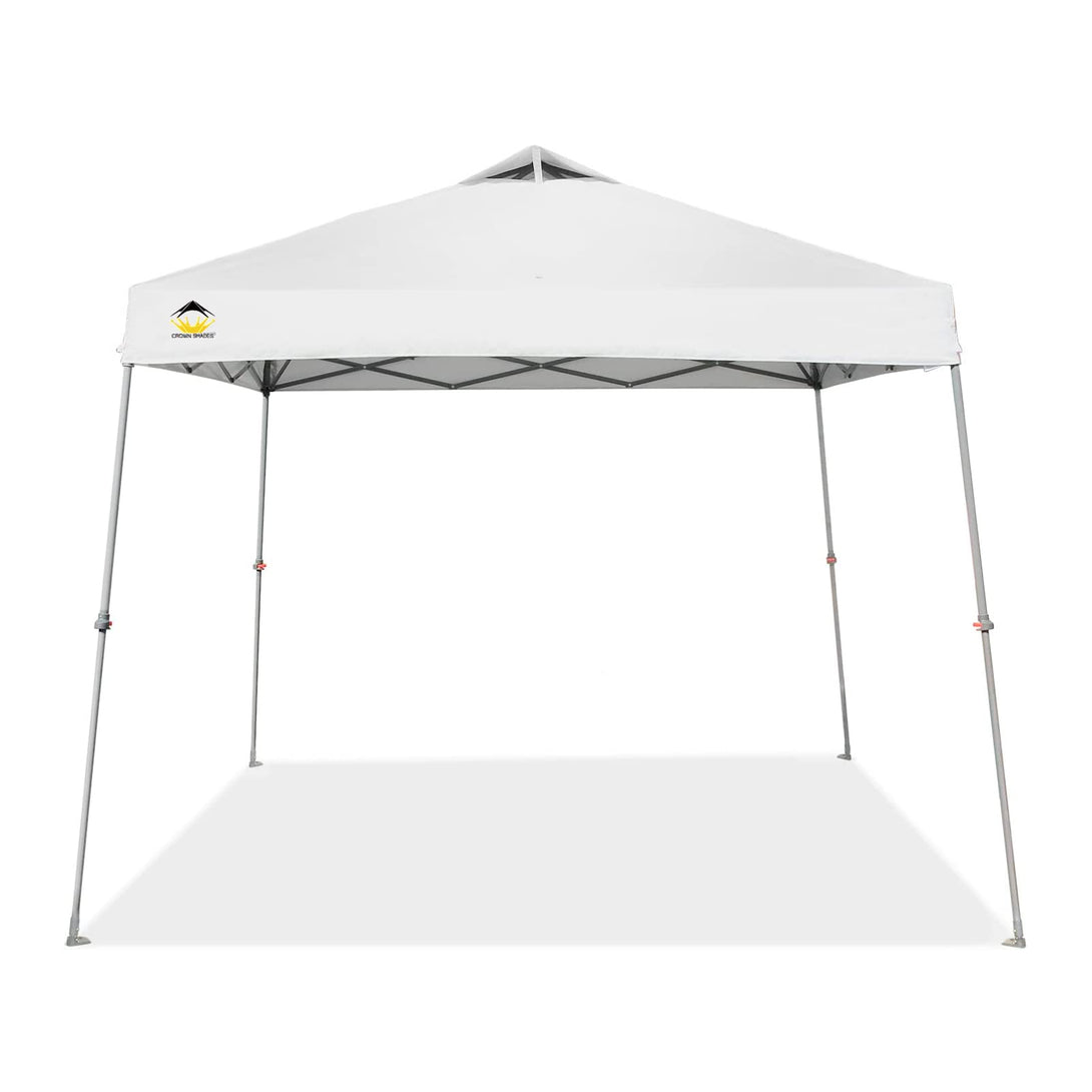 9x9 Pop Up Canopy Tent with Roller Bag – Slant Leg Outdoor Shade for Events & Camping