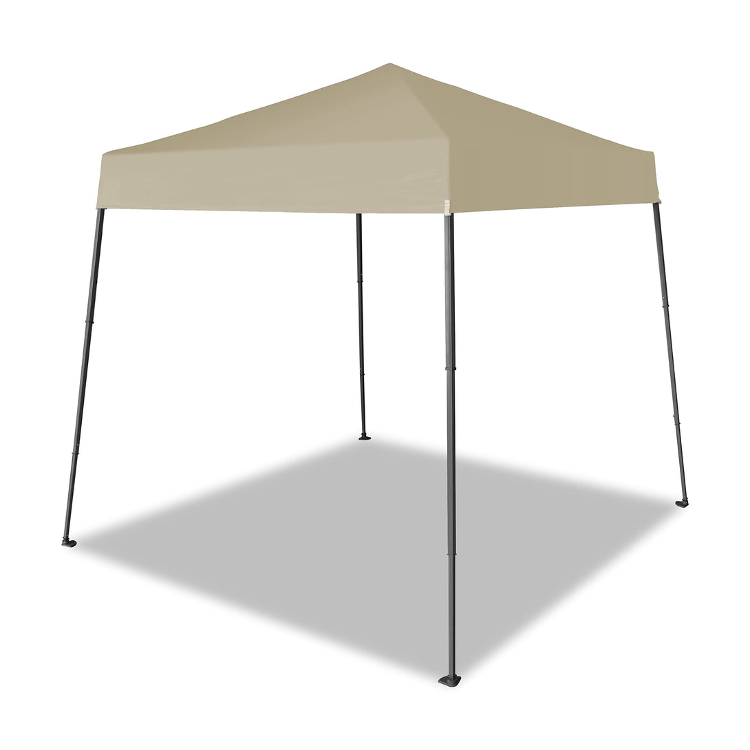 Tente de plage pop-up avec auvent à jambes inclinées 6,5x6,5