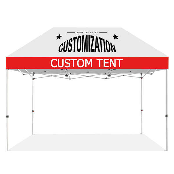 CROWN SHADES [M150A] 15x10 Custom Tent – Complete Set with Frame & Canopy