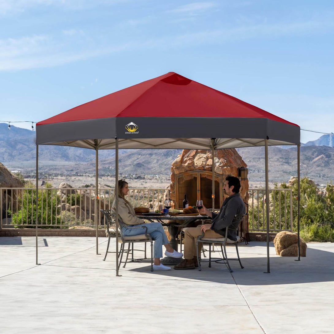 14x14 Pop Up Gazebo - 6-Sided