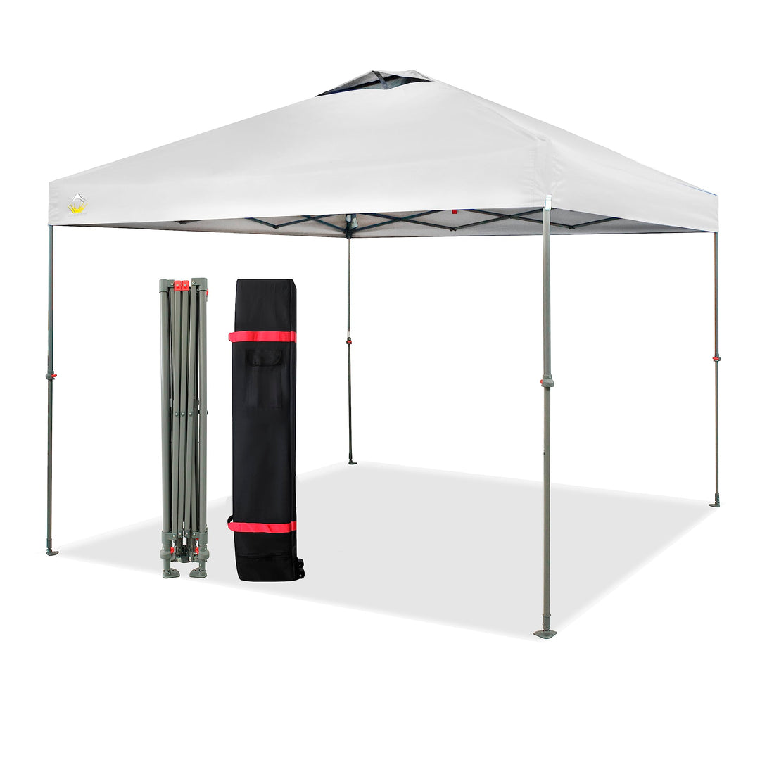 Tente pliante 10x10 - Ombre instantanée pour plage et extérieur