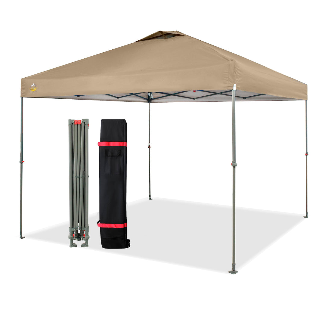 Tente pliante 10x10 - Ombre instantanée pour plage et extérieur