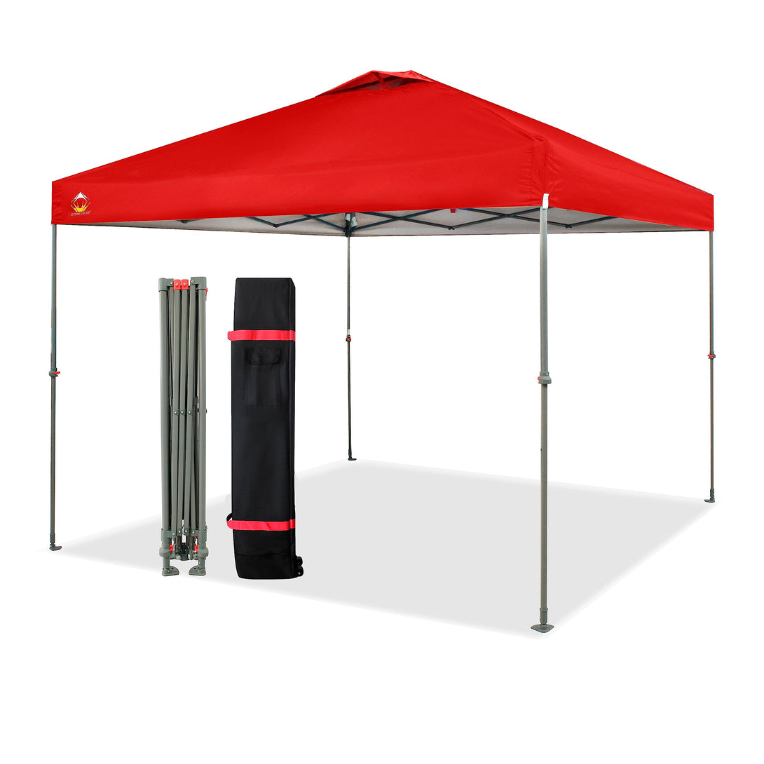 Tente pliante 10x10 - Ombre instantanée pour plage et extérieur