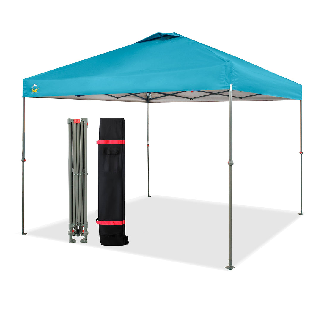Tente pliante 10x10 - Ombre instantanée pour plage et extérieur
