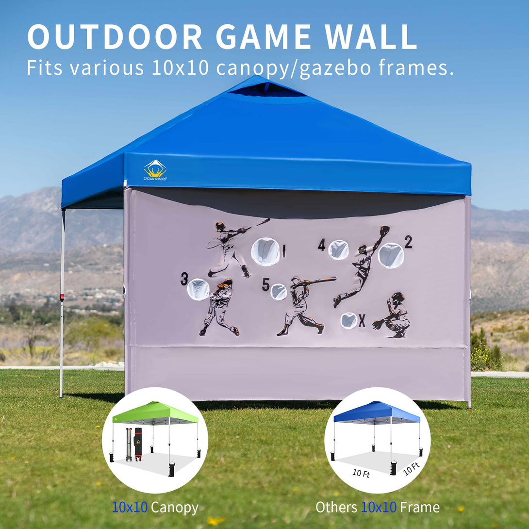 10x10 Accessory Game Wall & Balls - Universal Fitment - SGW