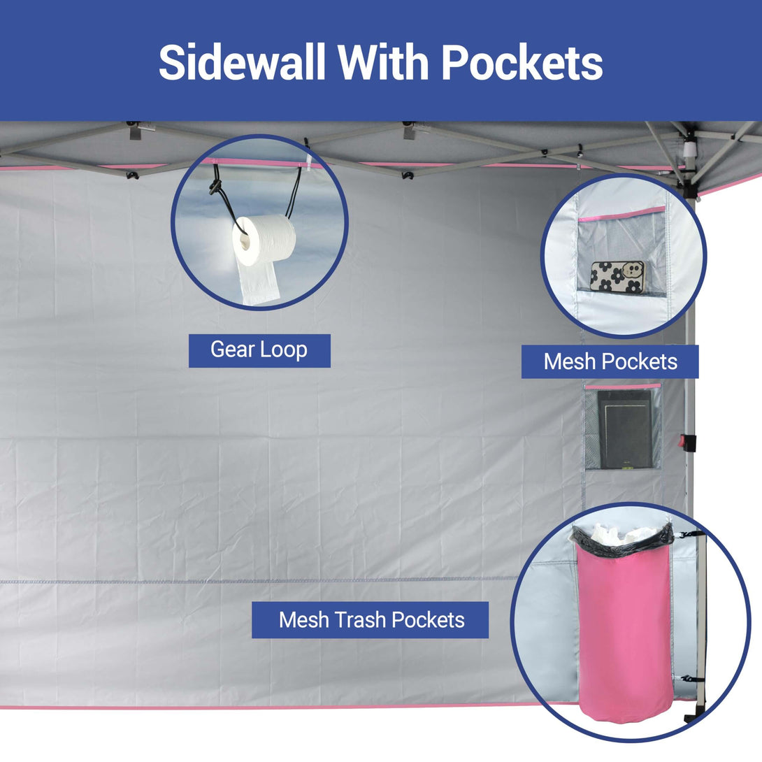 10x10 Pop Up Canopy & 1 Organizer Sidewall
