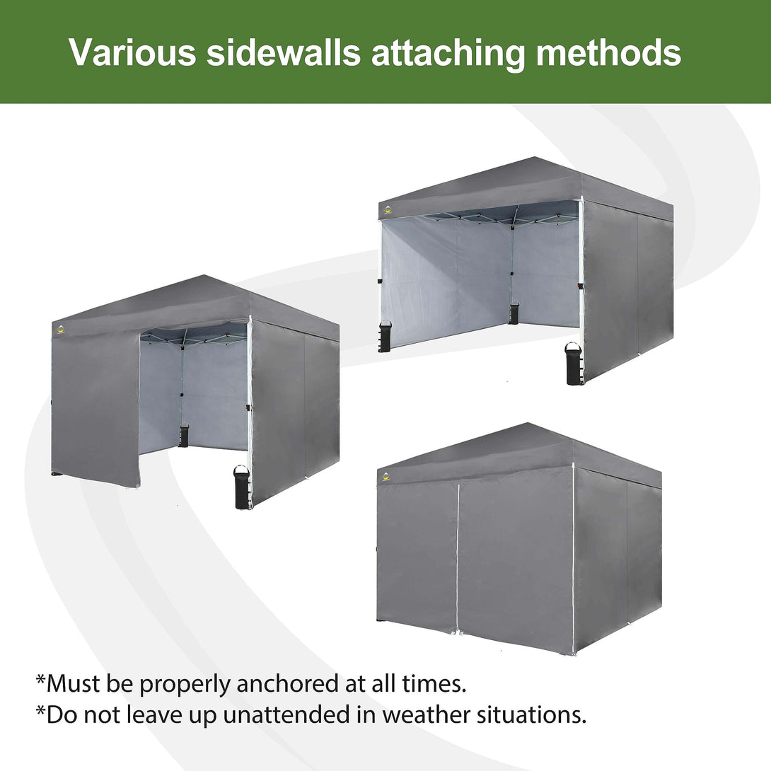 10x10 Commercial CenterLOK™ Canopy & 4 Sidewalls