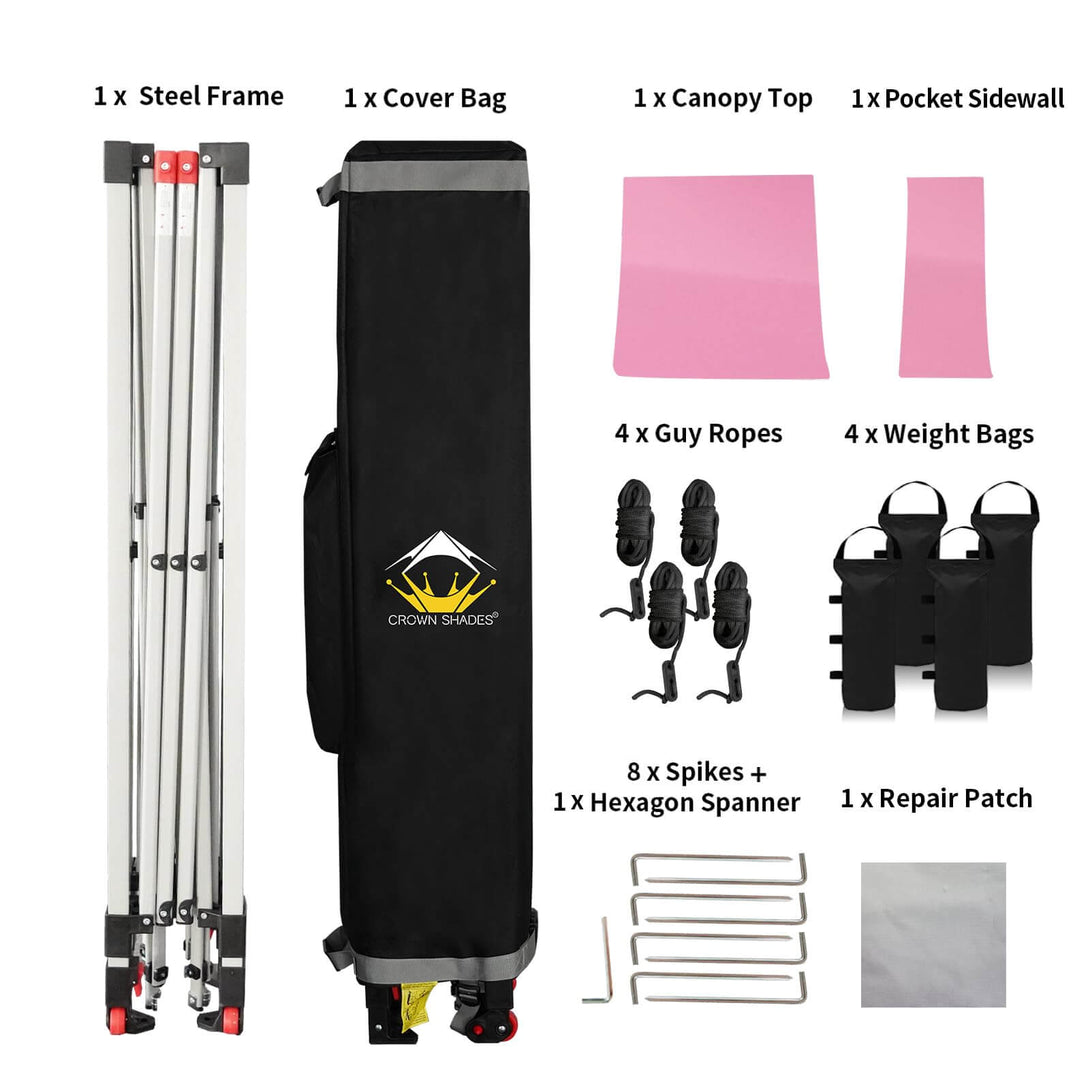 10x10 Pop Up Canopy & 1 Organizer Sidewall
