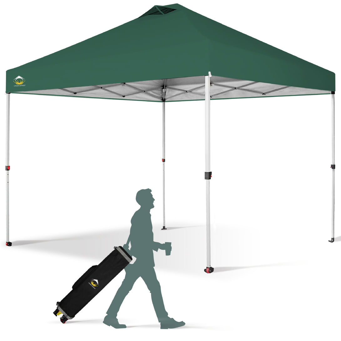10x10 Recreational Centerlok Canopy - Sto 'N Go, Silver Coated, 150D - RM100H